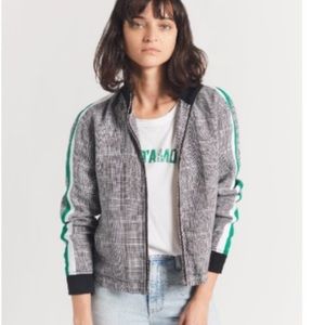 🌟 HP 🌟 Current/Elliott Dassen linen plaid bomber jacket